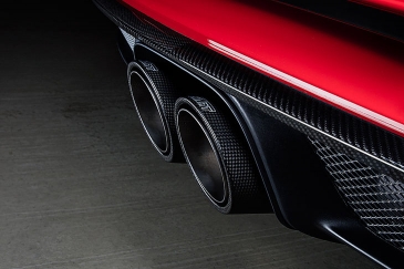 Techart Sport Tailpipes In Carbon Fiber