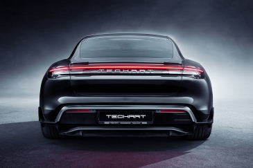 Techart Diffusor Panel For Louvers On Porsche Taycan