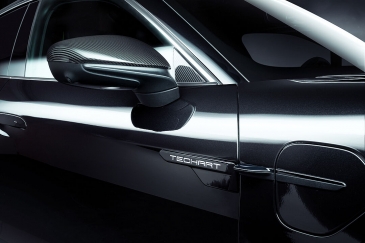 Add-On Side Trim with Techart logo for Porsche Taycan